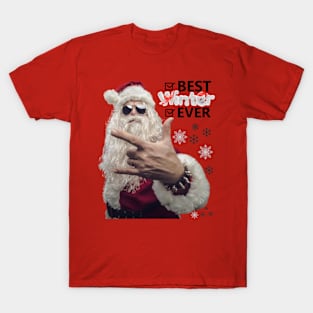 BEST WINTER EVER with a Snowflakes T-Shirt